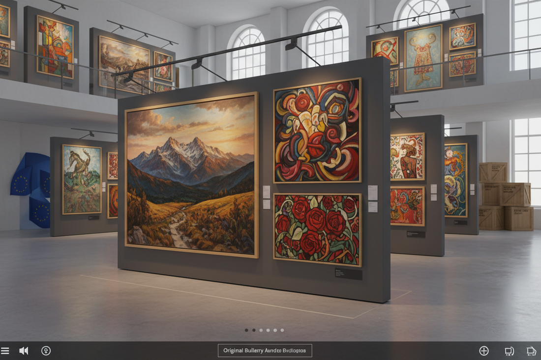 An Online Art Gallery for Bulgarian Artists, Original Paintings Shipped Internationally