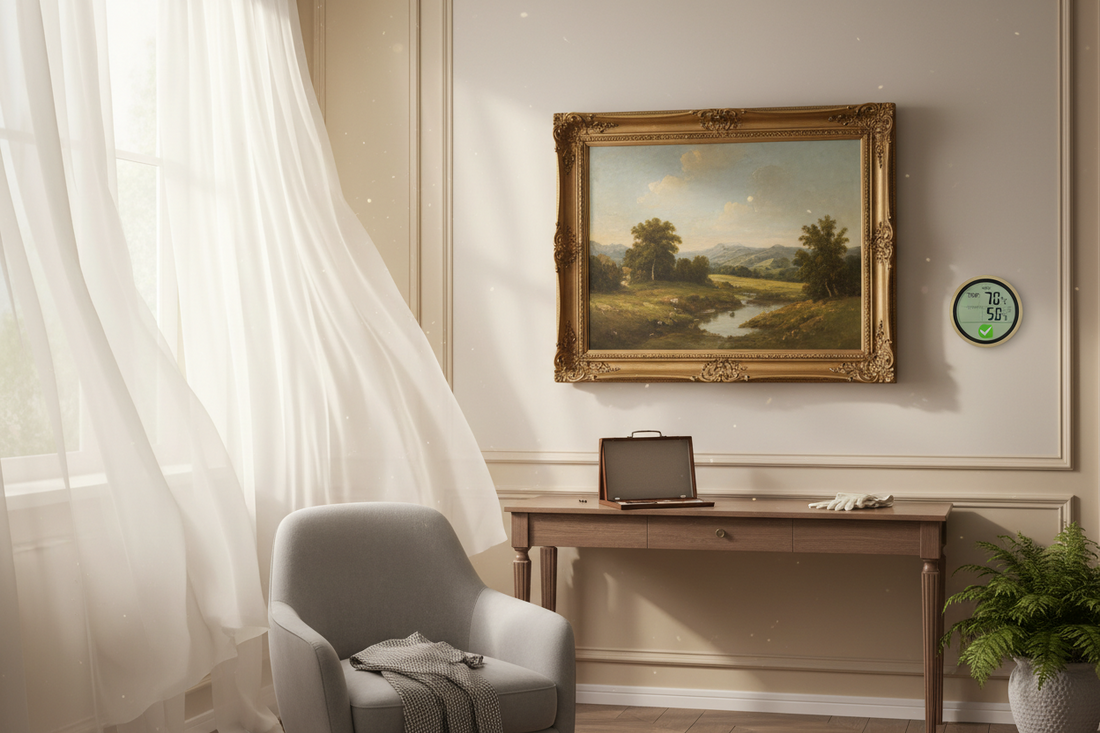 How to Care for Paintings at Home: Light, Humidity, and Placement